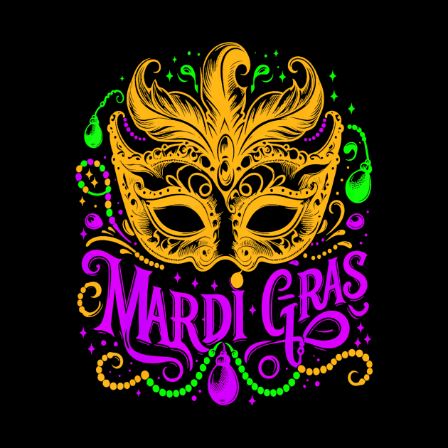 Mardi Gras Mask For Women Kids Men by Joyful Jesters