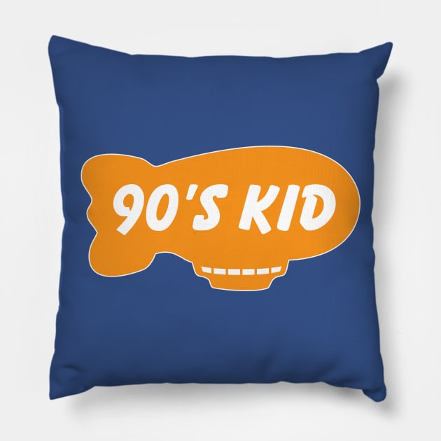 90's kid Pillow by old_school_designs