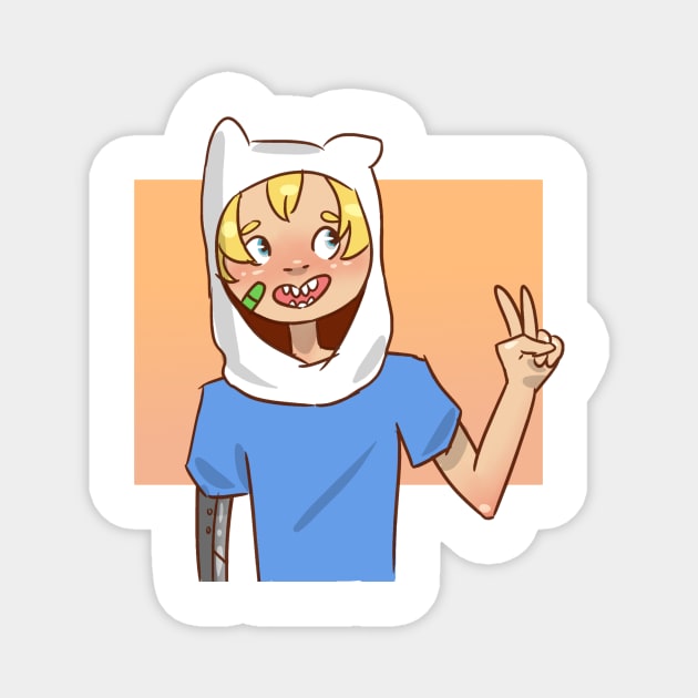 Finn the Human Magnet by piratesPencil