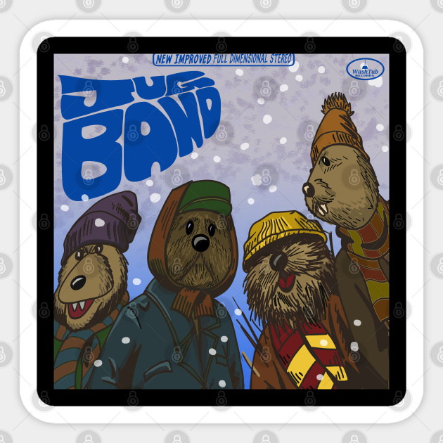 Jug Band - Emmet Otter Jug Band Christmas - Sticker