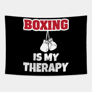 Boxing Is My Therapy Tapestry