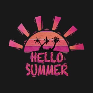 Happy last day of school teacher student hello summer T-Shirt