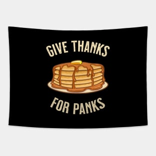 Funny Pancakes Breakfast Tapestry