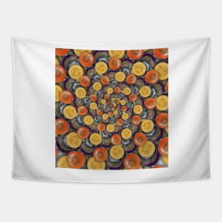 Chakra, reiki pattern Tapestry