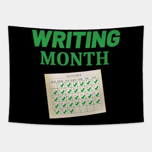 November is Writing Month Tapestry