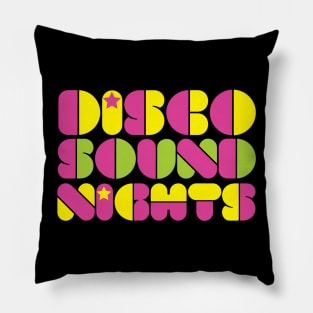 Disco Sound Nights Pillow