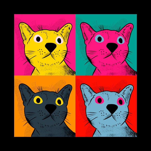 Pop Art Cat by NathanielF