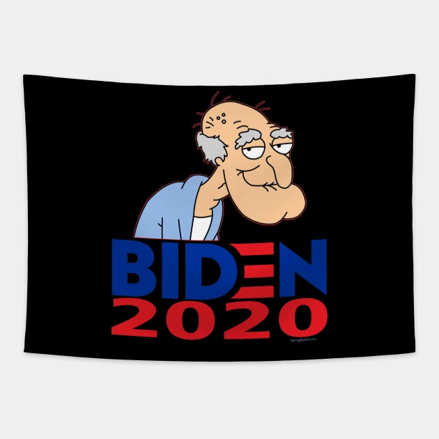 Creepy Joe Biden - President 2020 Tapestry by RainingSpiders