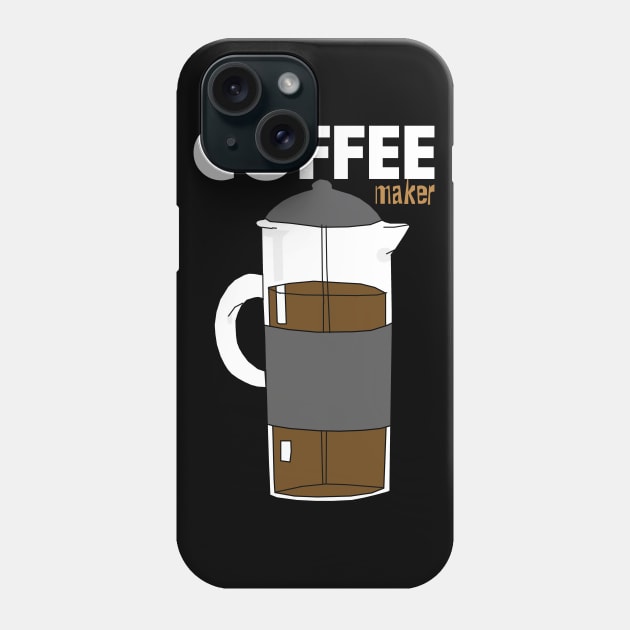 Cute Coffee Pot Maker Phone Case by KewaleeTee