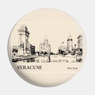 Syracuse - New York Pin