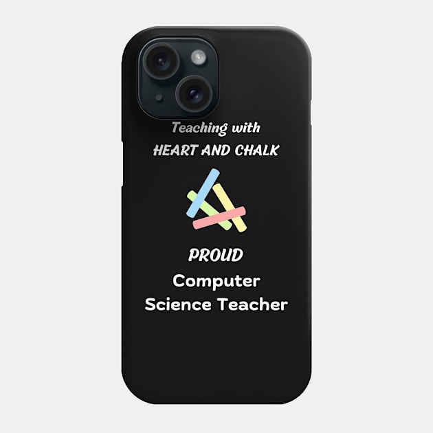 computer science teacher gift idea school design Phone Case by vaporgraphic