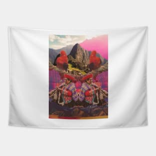 Cuzco Roots Red Tapestry