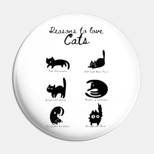 Reason to love cats Pin