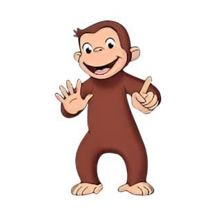 Curious George counting to 6 T-Shirt