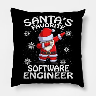 Santas Favorite Software Engineer Christmas Pillow