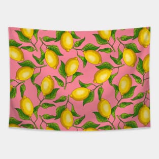 Lemons Pattern Tapestry