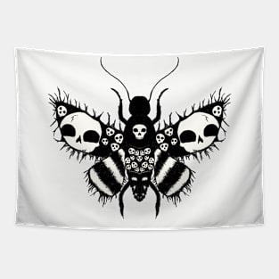 Skull moth Tapestry