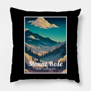 Mount Rose Lake Tahoe California Ski Pillow