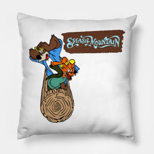 funny mountain Pillow