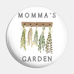 Momma's Garden  | Rustic Herb and Flower Pin