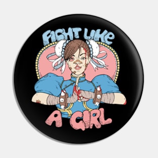 Fight Like A Woman Pin