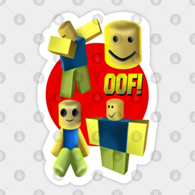 Roblox Noob Roblox Games Roblox Game Sticker Teepublic - roblox noob face decal