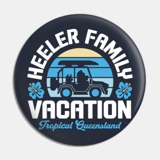 Heeler Family Vacation Pin