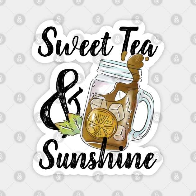 Sweet Tea and Sunshine Magnet by HolidayBug