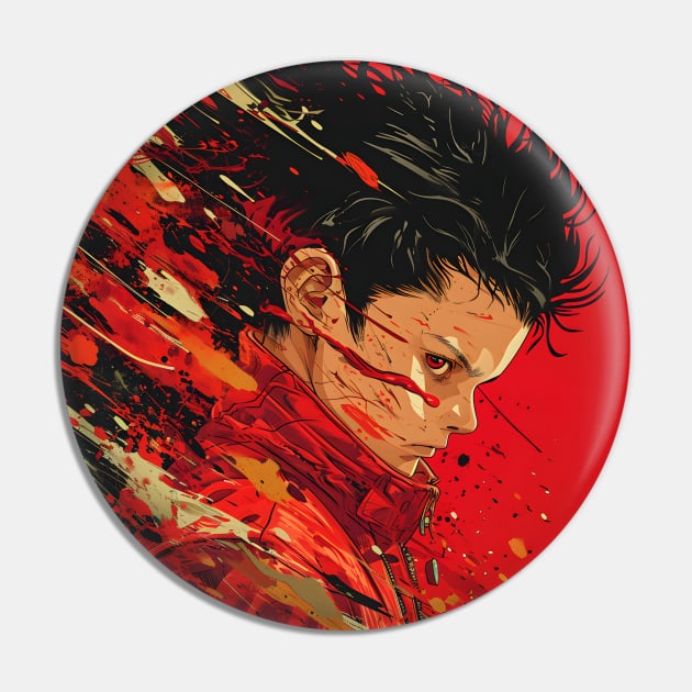 Akira Unleashed: Cyberpunk Masterpiece, Psychic Power Saga, and Fan Art Fusion Pin by insaneLEDP