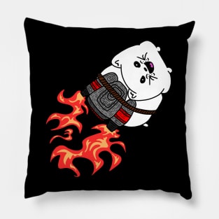 Jetpack Kitty Pillow