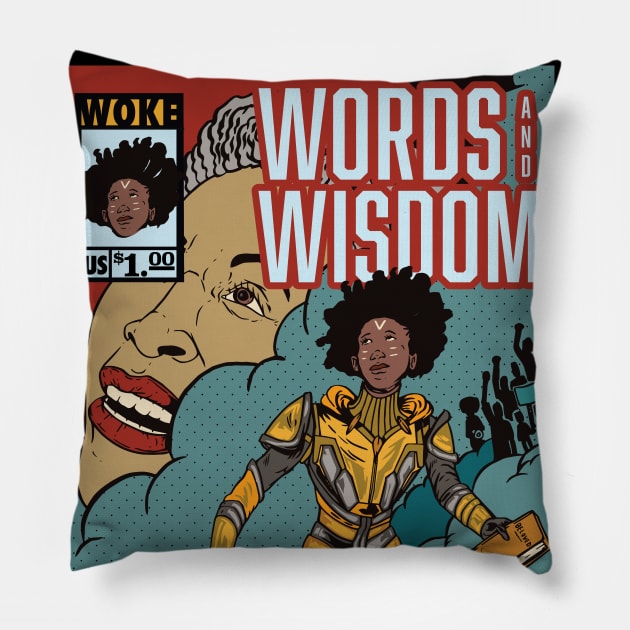 Words and Wisdom Pillow by Thomcat23