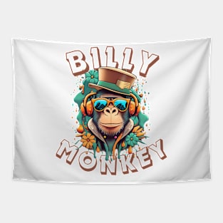 Cyborg Monkey Billy Tapestry