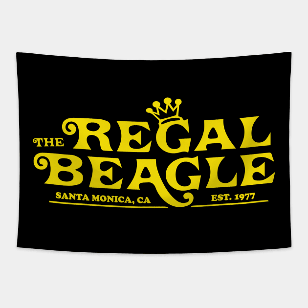 Regal Beagle Santa Monica Tapestry by Balonku