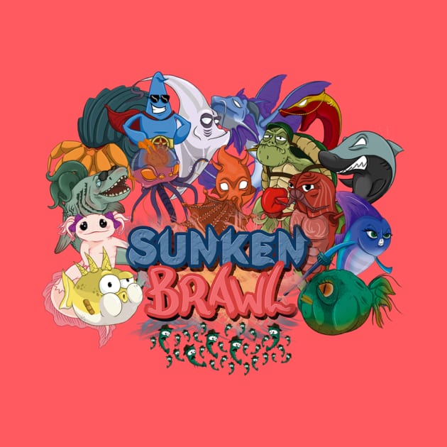 Sunken Brawl Logo by Spikybot