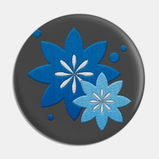 Abstract Flower Pin