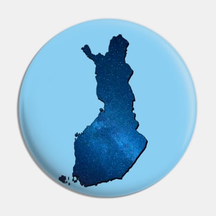 Awesome map of Finland Pin