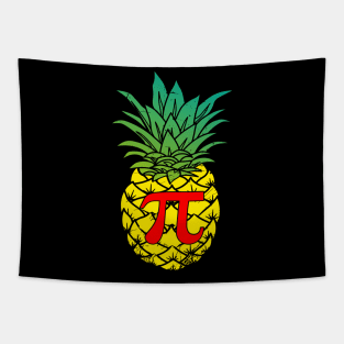 funny pineapple pi day Tapestry