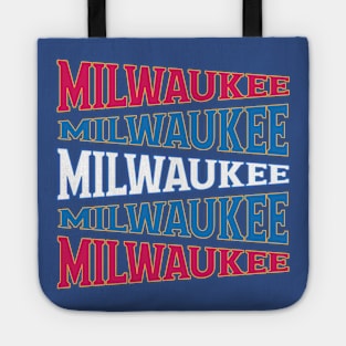 NATIONAL TEXT ART USA MILWAUKEE Tote