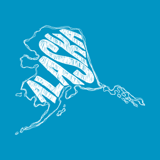 Alaska (White Graphic) T-Shirt