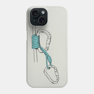 Bachmann Knot Rock Climbing Prusik Phone Case