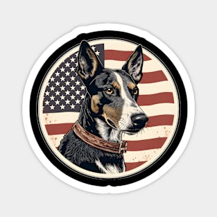 Fox Terrier 4th of July Magnet