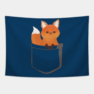 Baby Fox in a Pocket Tapestry