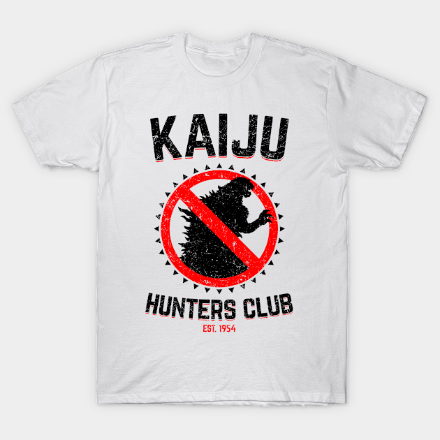 Kaiju Hunters Club - Godzilla - T-Shirt | TeePublic