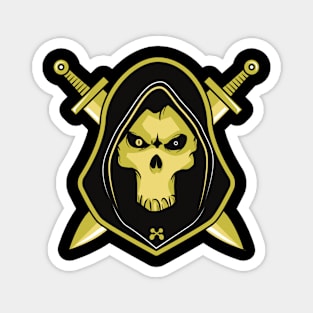 not a warrior skull Magnet