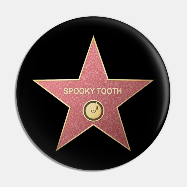 Spooky Tooth - Alt Universe Hollywood Star Pin by RetroZest