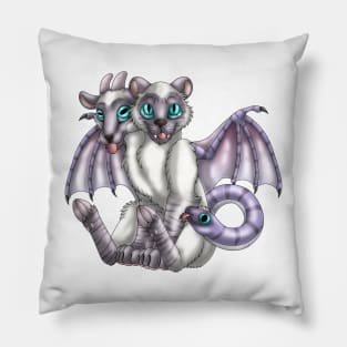 Chimera Cubs: Lilac Lynx Point Pillow