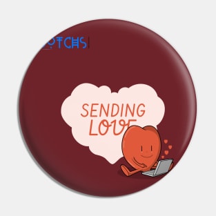 sending love - Dotchs Pin