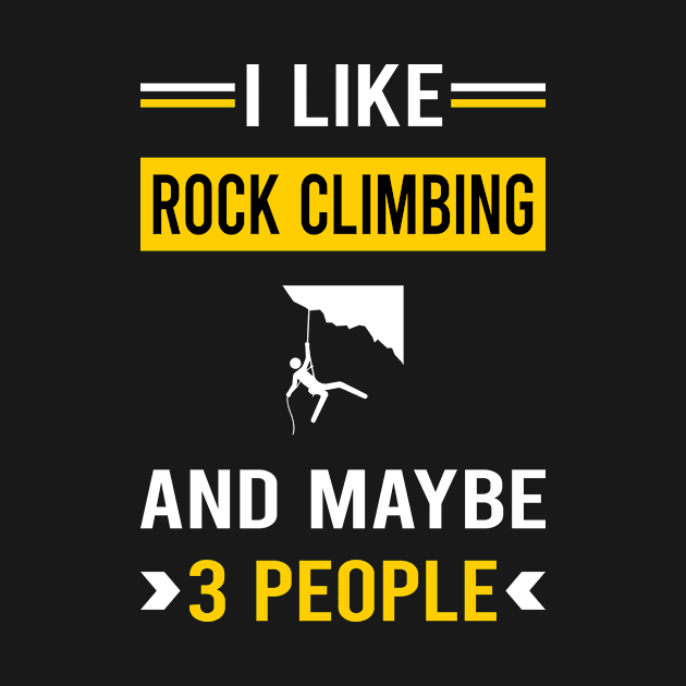 3 People Rock Climbing Climb Climber by Bourguignon Aror