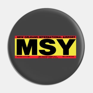 MSY - New Orleans International Airport Pin