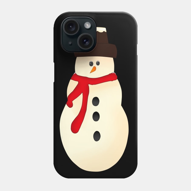 Cookie snowman Phone Case by Rasheba